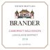 Brander Cabernet Sauvignon 2019 Front Label