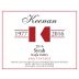 Keenan Syrah 2016 Front Label