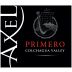 La Playa Axel Primero 2017 Front Label