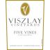 Viszlay Vineyards Five Vines 2013 Front Label