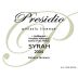 Presidio Vineyard & Winery Estate Artistic License Syrah 2004 Front Label