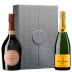 Champagne Icons with Silver Gift Box Gift Product Image