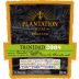 Plantation Trinidad Single Cask Rum 2009 Front Label