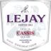 Lejay-Lagoute Creme de Cassis Liqueur Front Label