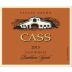 Cass Winery Backbone Syrah 2015 Front Label