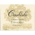 Carlisle Rossi Ranch Zinfandel 2015 Front Label