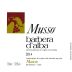 Musso Barbera d'Alba 2014 Front Label