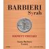 Barbieri Wine Company Rodneys Vineyard Syrah 2015 Front Label