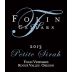 Folin Cellars Petite Sirah 2013 Front Label