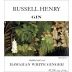 Russell Henry Hawaiian Ginger Gin Front Label