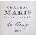 Chateau Maris La Touge 2018 Front Label