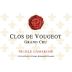 Nicole Lamarche Clos de Vougeot Grand Cru 2020 Front Label
