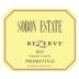 Sobon Estate Rezerve Primitivo 2021 Front Label