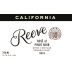 Reeve Rose of Pinot Noir 2018 Front Label