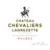 Chateau Lagrezette Chevalier de Lagrezette 2015 Front Label