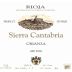 Sierra Cantabria Rioja Crianza 2003 Front Label