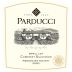 Parducci Small Lot Cabernet Sauvignon 2020 Front Label