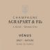 Champagne Agrapart Venus Blanc de Blancs Brut Nature 2019 Front Label
