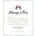 Menage a Trois Zinfandel 2018 Front Label