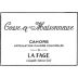 Cosse et Maisonneuve La Fage 2020 Front Label