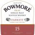 Bowmore 15 Year Sherry Cask Finished Single Malt Scotch Whisky Front Label