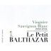 Pierrick Harang Le Petit Balthazar Blanc 2016 Front Label