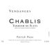Patrick Piuze Chablis Terroir de Fleys 2020 Front Label