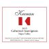 Keenan Napa Valley Cabernet Sauvignon 2015 Front Label