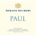 Domaine des Homs Minervois Paul 2015 Front Label