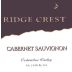 Claar Cellars Ridge Crest Cabernet Sauvignon 2009 Front Label
