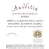 Penley Ausvetia Shiraz 2003 Front Label