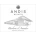 Andis Barbera d'Amador 2017 Front Label