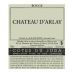 Chateau d'Arlay Cotes du Jura Tradition Rouge 2015 Front Label