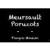 Domaine Francois Mikulski Meursault Poruzots Premier Cru 2018 Front Label