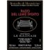 Le Ragnaie Brunello di Montalcino Passo del Lume Spento 2018 Front Label