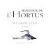 Domaine de l'Hortus Bergerie Pic Saint Loup 2020 Front Label