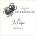 Domaine des Escaravailles Rasteau La Ponce 2018 Front Label