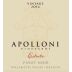 Apolloni Vineyards Estate Pinot Noir 2016 Front Label