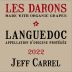 Jeff Carrel Languedoc Les Darons 2022 Front Label