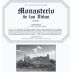 Monasterio de las Vinas Carinena Crianza 2010 Front Label
