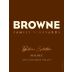 Browne Family Vineyards Bitner Estate Malbec 2018 Front Label