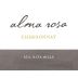 Alma Rosa Sta. Rita Hills Chardonnay 2015 Front Label