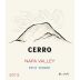 Cerro Petit Verdot 2013 Front Label
