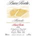 Ceretto Barolo Bricco Rocche 2006 Front Label