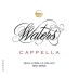 Waters Cappella Red 2017 Front Label