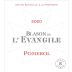 Chateau L'Evangile Blason de L'Evangile 2020 Front Label