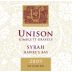 Unison Vineyard Syrah 2009 Front Label