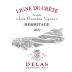 Delas Hermitage Les Grandes Vignes Ligne de Crete 2022 Front Label