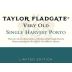 Taylor Fladgate Very Old Single Harvest Port 1968 Front Label