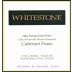 Whitestone Winery V 02 Cabernet Franc 2012 Front Label